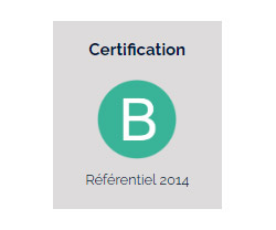 Certification B, référentiel 2014