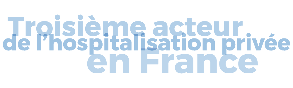 Troisième acteur de l'hospiutalisation privée en France.