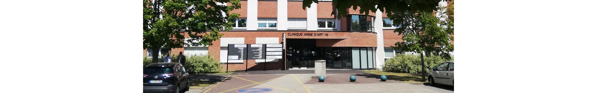Vue extérieure de la Clinique Anne d'Artois à Béthune