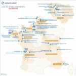 Carte de france des établissements