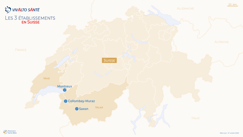 Implantation en Suisse Vivalto Santé