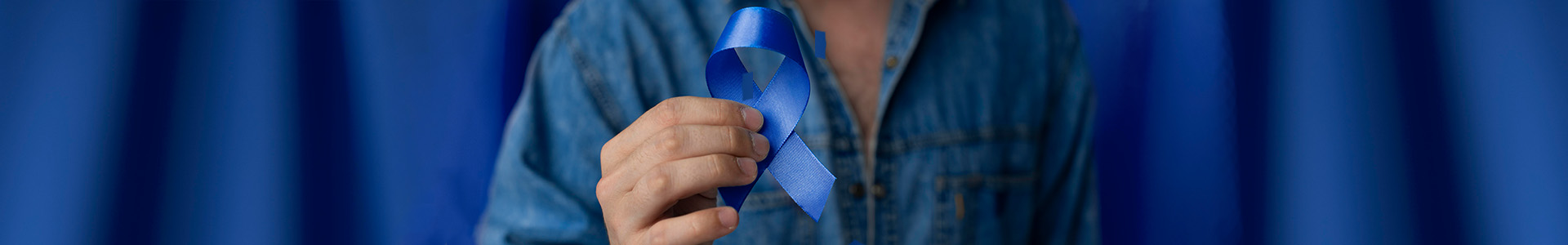 Bandeau Mars bleu dépistage et prevention cancer colorectal