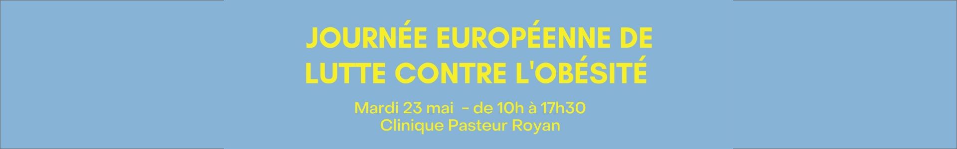 journée européenne contre l'obésité