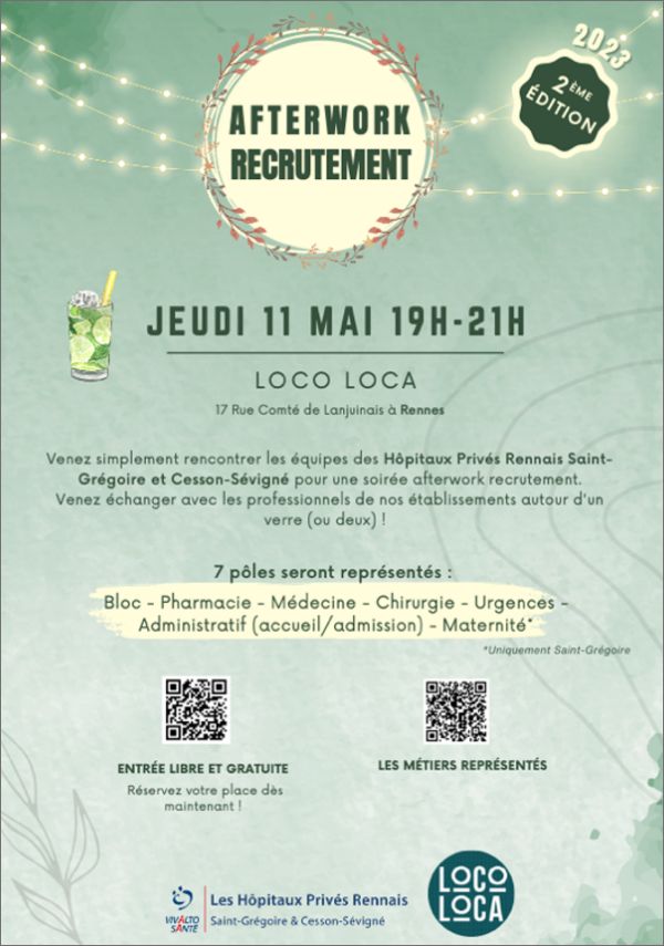 Recrutement afterwork rennes