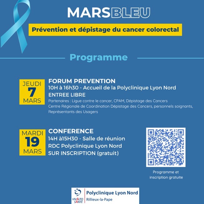 Mars Bleu : Prévention et dépistage du cancer colorectal